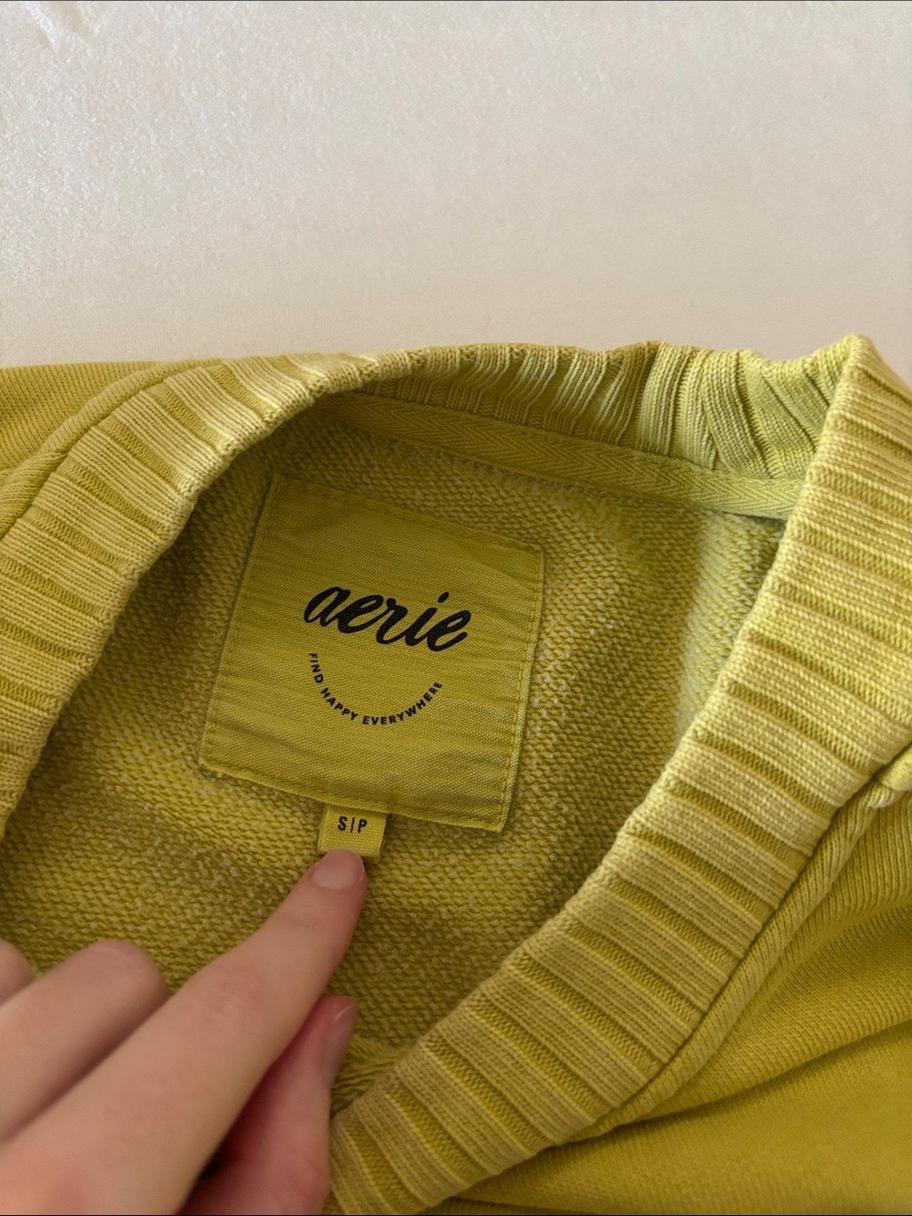 Yellow aerie sweatshirt - Picture 2 of 2